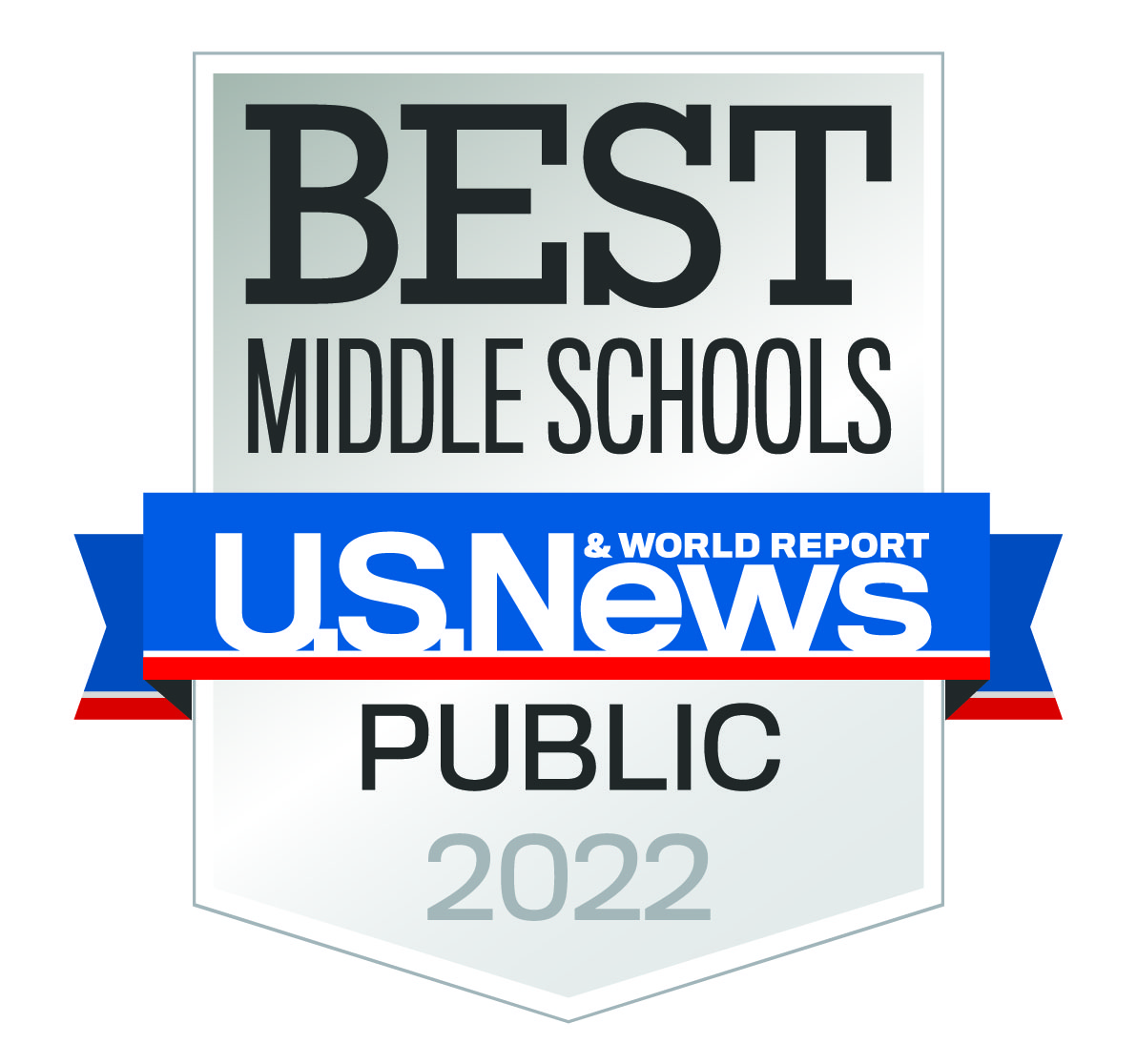 U.S. News Best Middle School logo