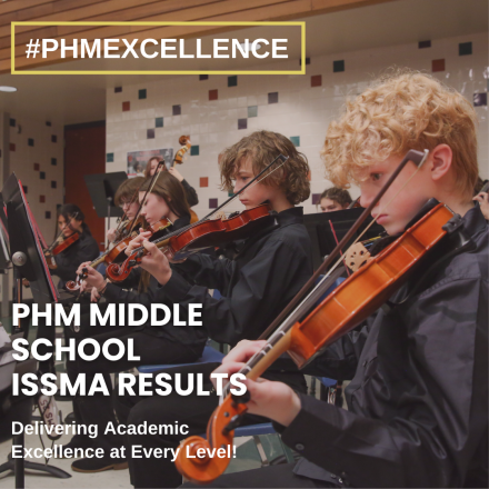 PHM Middle School ISSMA Results