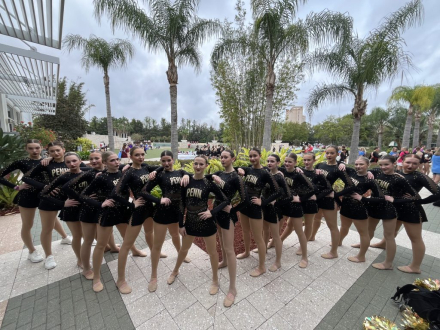 Penn Poms at Nationals Competition, 13th place, (March 9, 2024)