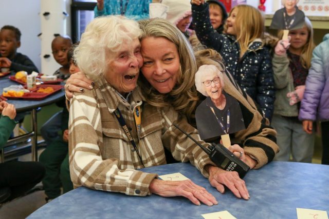 Congratulations to Madison’s own Annette Wisler! 🎉
After 40 years of service to P-H-M, she was surprised by U93’s Bayless & Tara as the “Who’s Cool at Your School” winner. Students and staff cheered as Annette received the honor for her kindness, dedication, and love for the Madison community. 💙🖤 #PHMExcellence