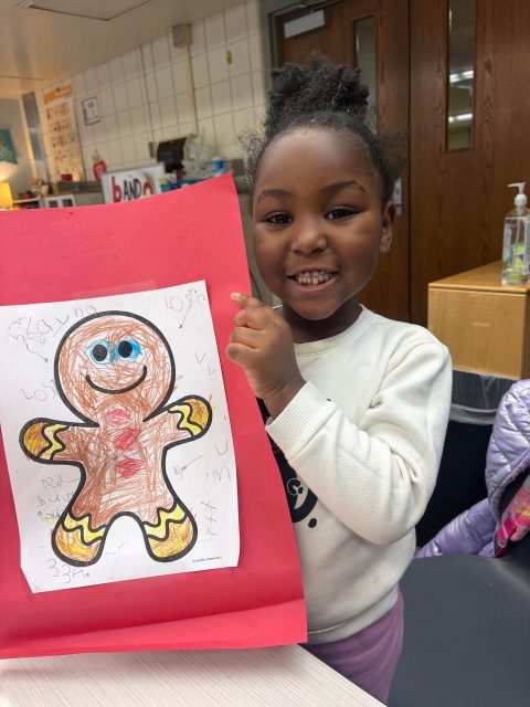 Run, run, as fast as you can… you can’t catch Walt Disney’s Gingerbread Man!
Walt Disney kindergarten students have been working hard on identifying key story details like the setting, characters, problem, and solution.
After reading The Gingerbread Boy, the kindergarten teachers had a sweet idea. They made just enough dough to bake one special gingerbread man for the whole class to share!
Their cafeteria manager, Ms. Angelia, kindly baked him during lunch, but just like in the story, he ran away, and he's still on the loose! 🏃♂️💨
This week students are following clues around the school in search of their missing gingerbread man. Good luck, Dolphins!